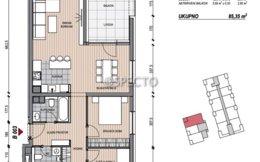 Prodaja- Stan 85m2- Zabok