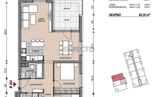 Prodaja- Stan 85m2- Zabok