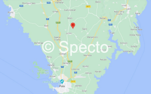 Prodaja-Građevinsko zemljište sa dozvolom 854m2-Istra